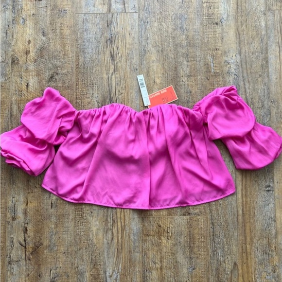 GIANNI BINI becca off shoulder BLOUSE TOP - Picture 5 of 5